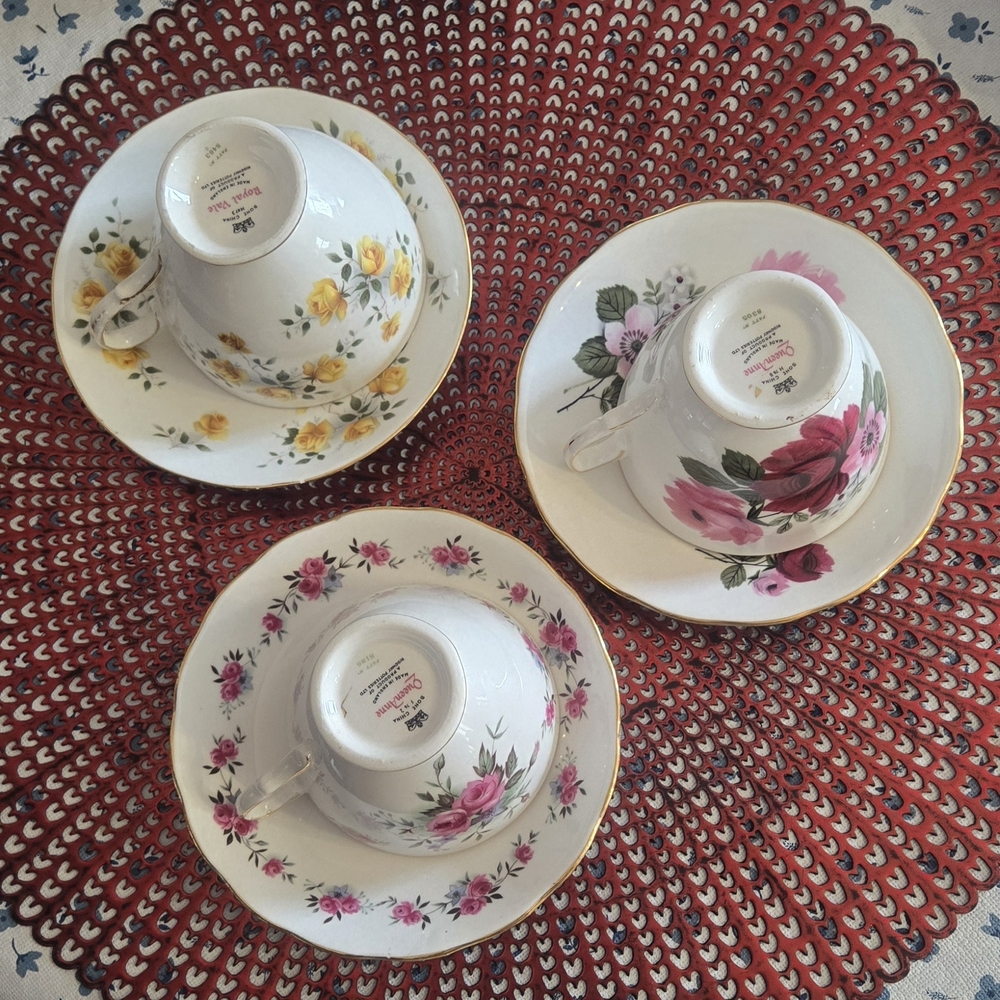 Floral Tea Cup and Saucer Set